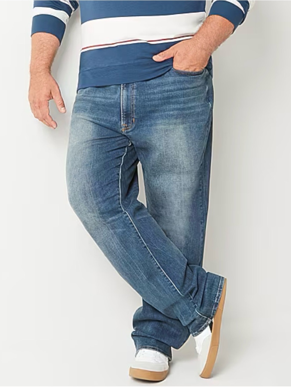 Sz 38 - NWT! Arizona Advance Flex 360 Relaxed Straight Jeans